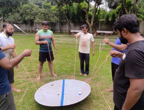 Corporate Team Building Activity by Rope4