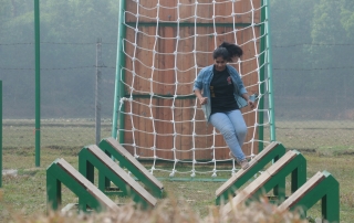 Obstacle course near Dhaka